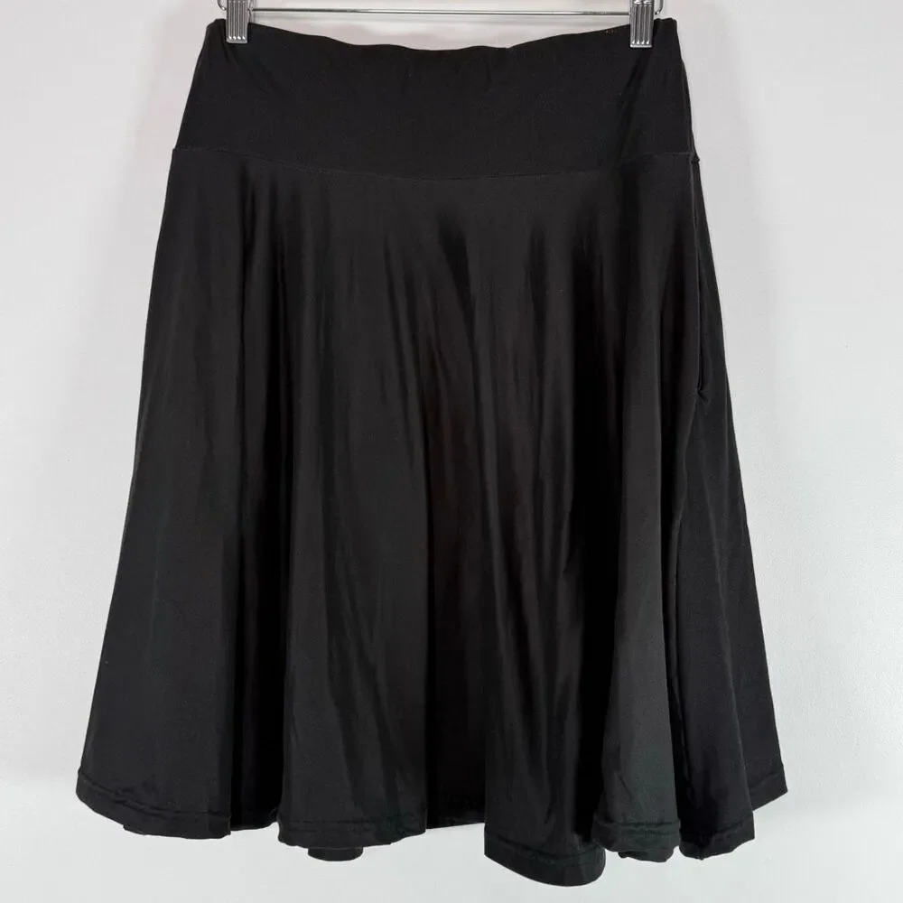 Boutique Disney Princess Tiana Elastic Waist Black Skater Skirt - Women's US Siz